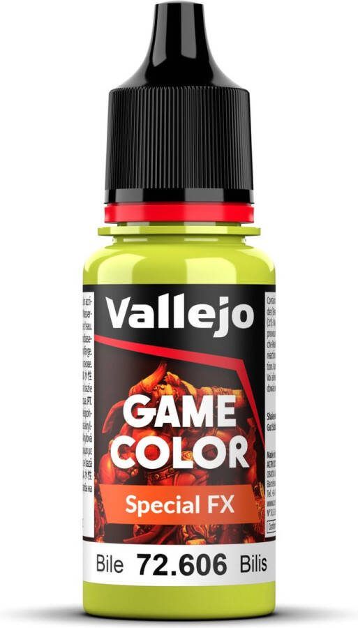 Vallejo 72606 Special Fx Bile Acryl 18ml Verf flesje