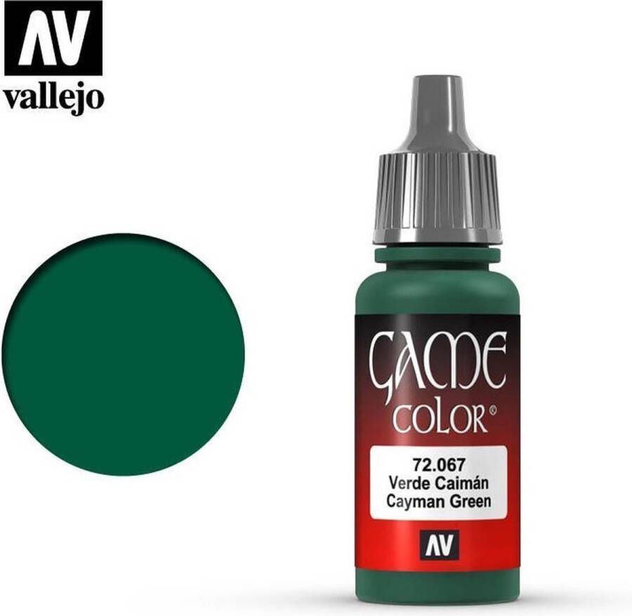 Vallejo 72067 Game Color Cayman Green Acryl 18ml Verf flesje