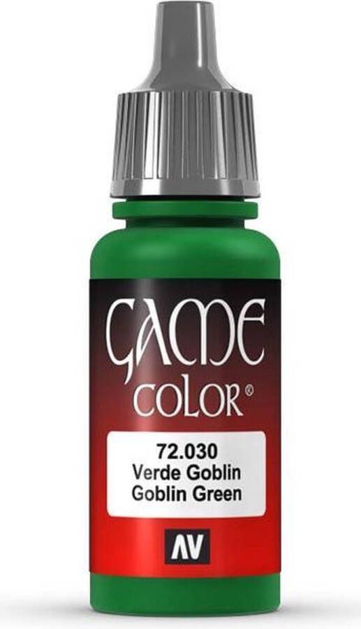 Vallejo 72030 Game Color Goblin Green Acryl 18ml Verf flesje