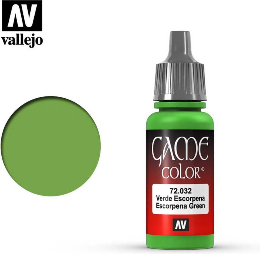Vallejo 72032 Game Color Scorpy Green Acryl 18ml Verf flesje