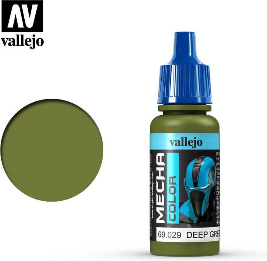 Vallejo GUNDAM Verf MECHA Kleurnummer 69029 Deep Green