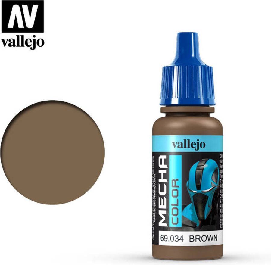 Vallejo GUNDAM Verf MECHA Kleurnummer 69034 Brown