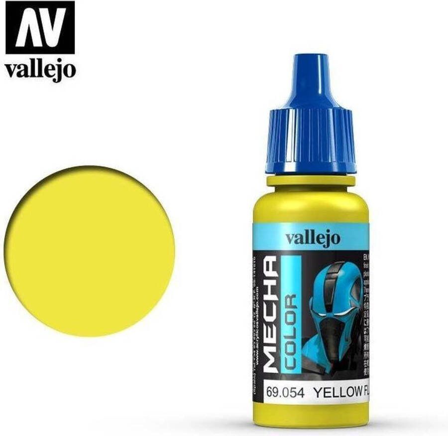 Vallejo GUNDAM Verf MECHA Kleurnummer 69054 Yellow Fluorescent
