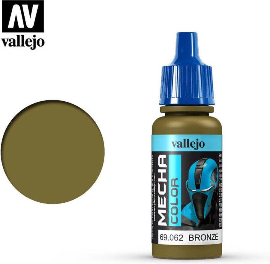 Vallejo GUNDAM Verf MECHA Kleurnummer 69062 METALLIC Bronze