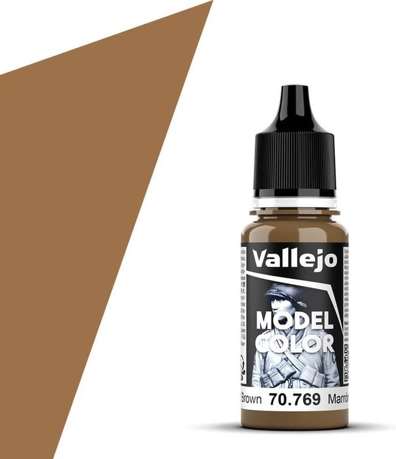 Vallejo 70769 Model Color Mustard Brown Acryl 18ml Verf flesje