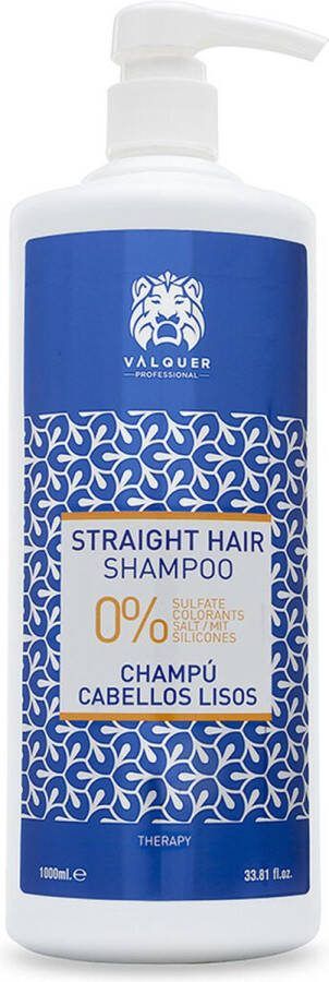 Valquer Straightening Shampoo Straight Hair Zero 1 L
