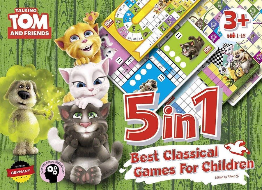 Value Ad Games Talking Tom and Friends 5 in 1 Beste klassieke spellen voor kinderen