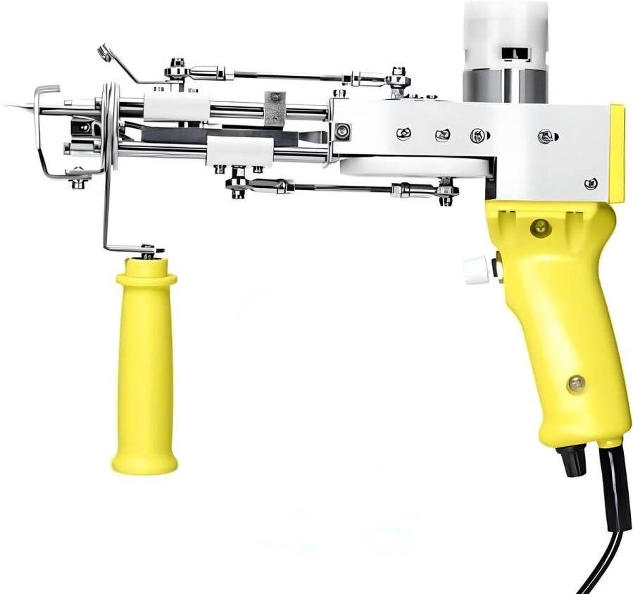 Valuxe Tufting Gun AK-BASIC 2-in-1 Cut & Loop Pile Tuftgun Tuftpistool voor Rug Tufting Tuften Starter Kit met Machine Tools Geel
