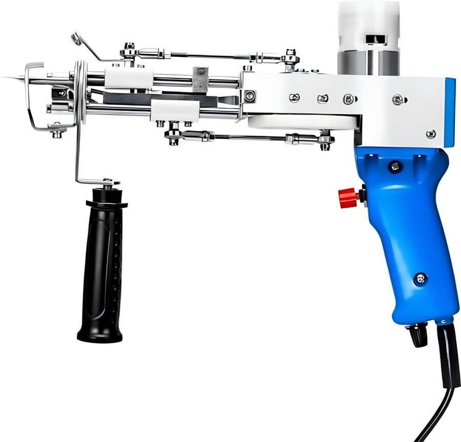 Valuxe Tufting Gun AK-BASIC 2-in-1 Cut & Loop Pile Tuftmachine Tuftpistool voor Tuften Tufting Starter Kit met Machine Tools Blauw
