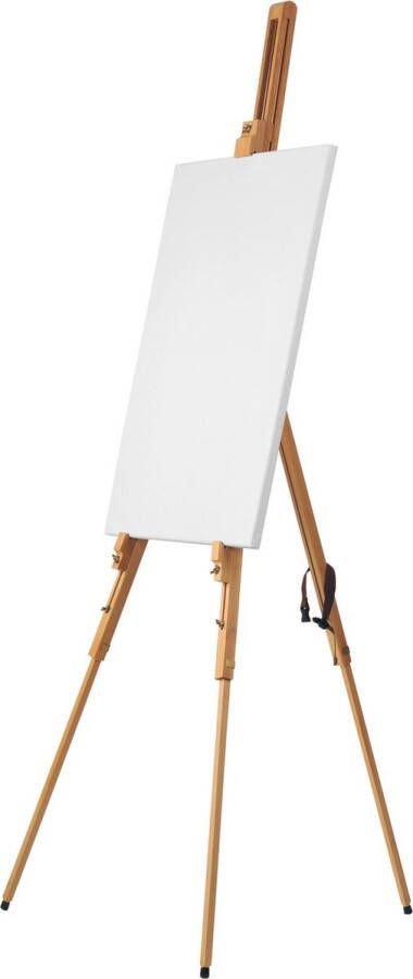 Van Beek Art Supplies Van Beek Utah Veldezel Verstelbare Driepootezel voor Doeken van Max 108 cm Hoog Lichte Opklapbare Ezel Ideaal voor Buiten Professionele Schildersezel tegen Voordelige Prijs