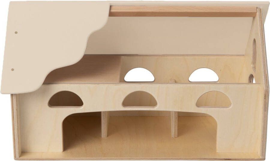 Van Dijk Toys houten speelgoed boerderij Naturel (Kinderopvang kwaliteit)
