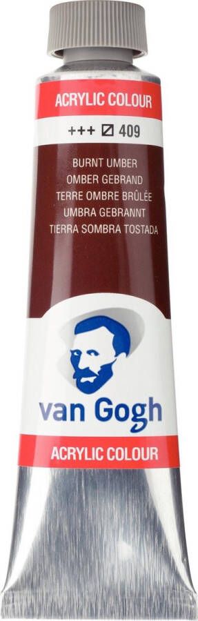 Van Gogh Acrylverf 409 Omber Gebrand 40 ml