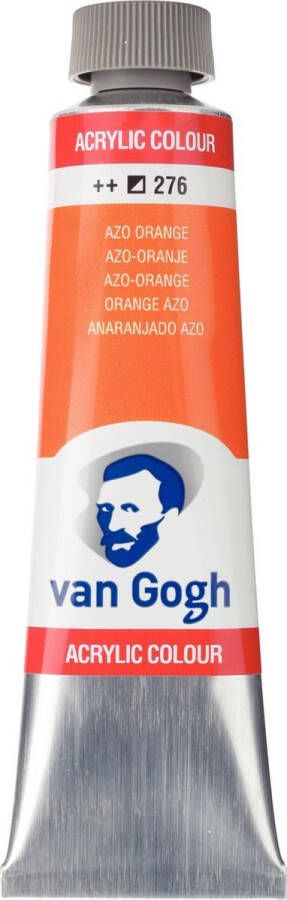 Van Gogh Acrylverf 276 Azo Oranje 40 ml