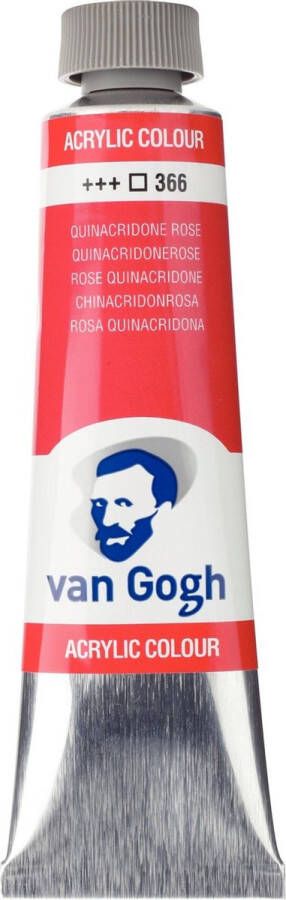 Van Gogh Acrylverf 366 Quinacridonerose 40 ml