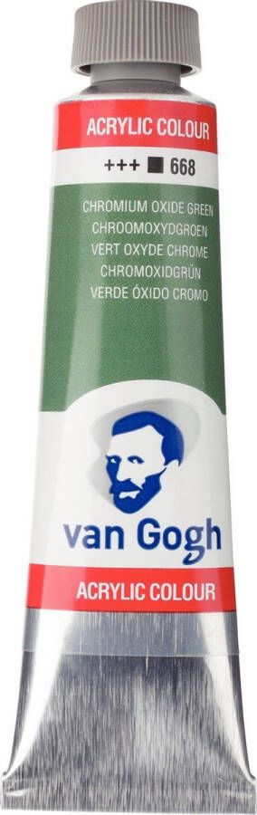 Van Gogh Acrylverf 668 Chroomoxidgroen 40 ml