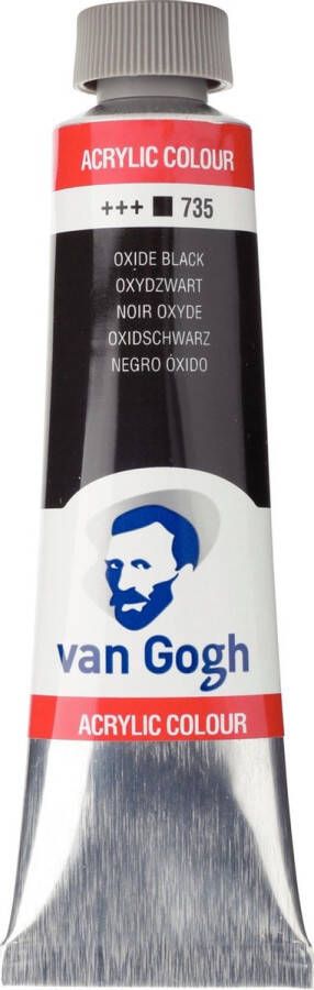 Van Gogh Acrylverf 735 Oxydzwart 40 ml
