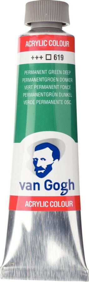 Van Gogh Acrylverf 619 Permanentgroen Donker 40 ml