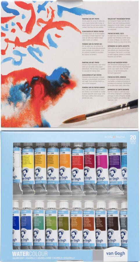 Van Gogh aquarel 20 tubes 10ml