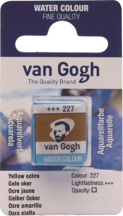 Van Gogh water colour napje Gele Oker (227)