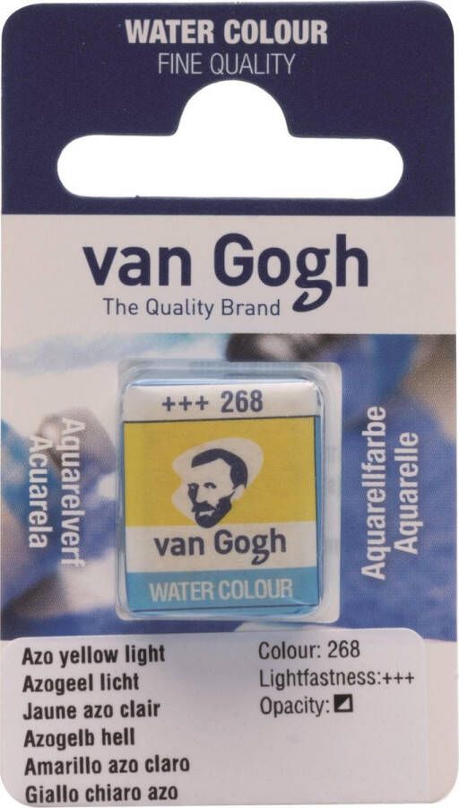 Van Gogh Aquarelverf 268 Azogeel Licht Napje