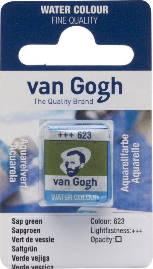 Van Gogh Aquarelverf 623 Sapgroen Napje