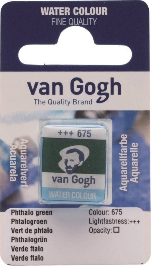 Van Gogh Aquarelverf 675 Phtalogroen Napje