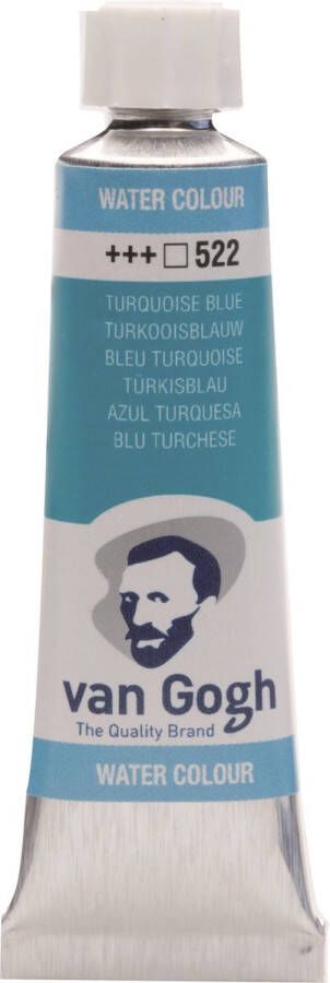Van Gogh Aquarelverf Tube 10 ml 522 Turkooisblauw
