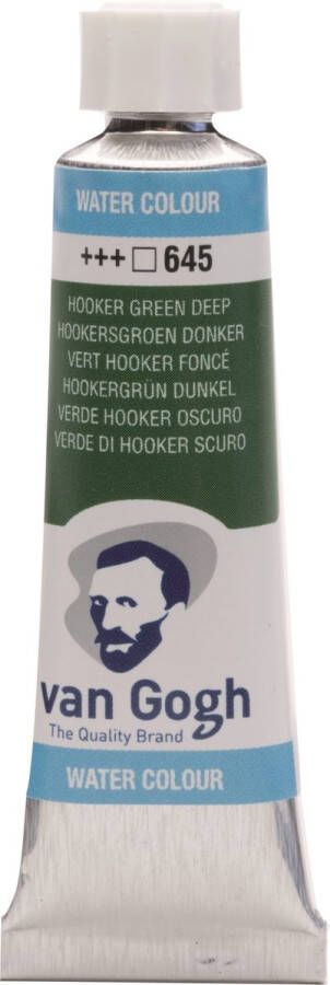 Van Gogh Aquarelverf Tube 10 ml 645 Hookersgroen Donker