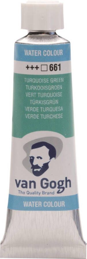 Van Gogh Aquarelverf Tube 10 ml 661 Turkooisgroen