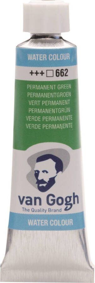 Van Gogh Aquarelverf Tube 10 ml 662 Permanentgroen