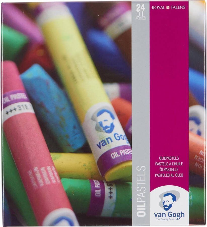 Van Gogh oliepastel set 24 kleuren pastelkrijt