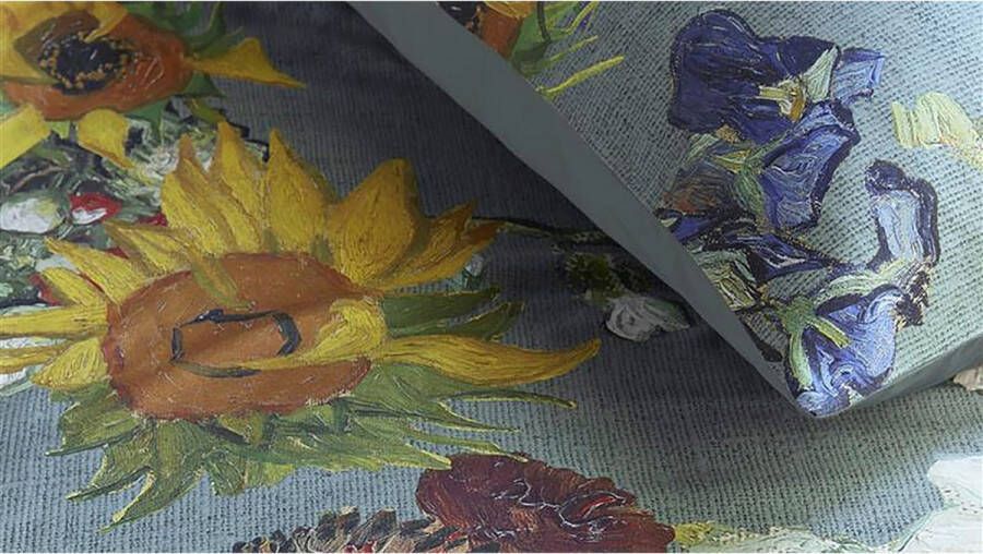 Van Gogh Beddinghouse dekbedovertrek Partout des Fleurs 200 x 200 220 cm Groen