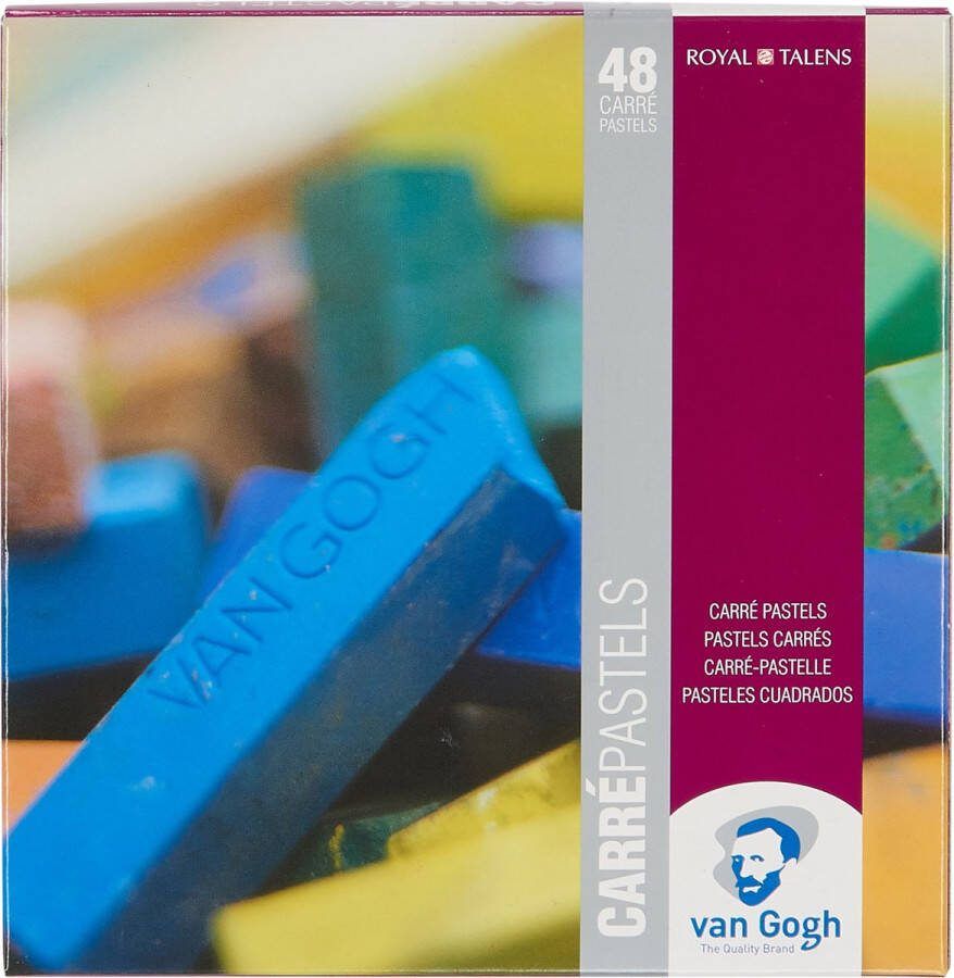 Van Gogh Carré pastel set 48 kleuren semi-soft carrepastels pastelkrijt