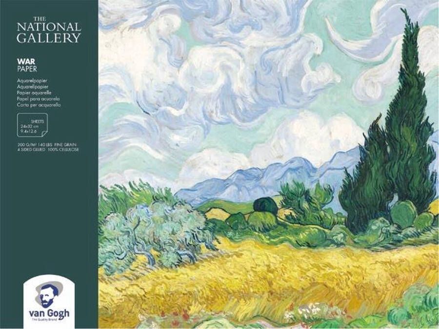 Van Gogh National Gallery aquarelverf papier wit FSC mix