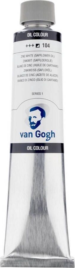 Van Gogh Olieverf tube 200mL 104 Zinkwit