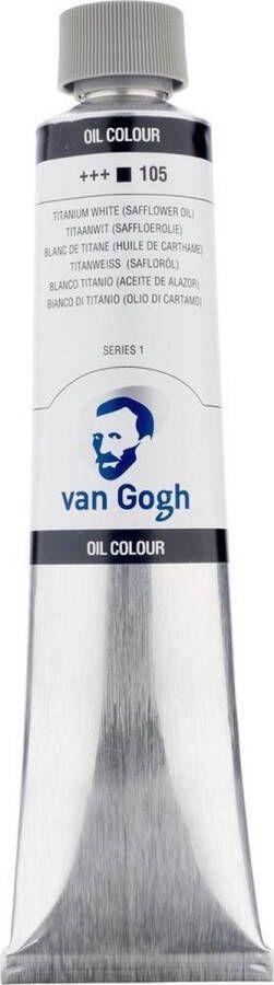 Van Gogh Olieverf tube 200mL 105 Titaanwit