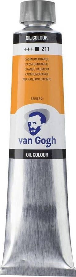 Van Gogh Olieverf tube 200mL 211 Cadmiumoranje