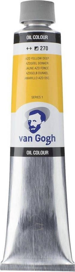 Van Gogh Olieverf tube 200mL 270 Azogeel donker