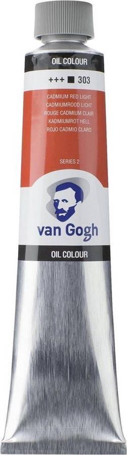 Van Gogh Olieverf tube 200mL 303 Cadmiumrood licht