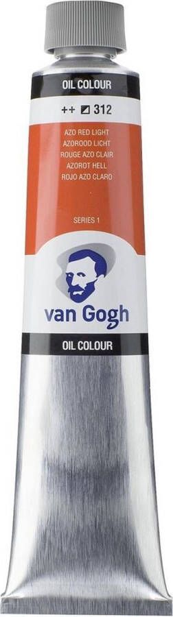 Van Gogh Olieverf tube 200mL 312 Azorood licht