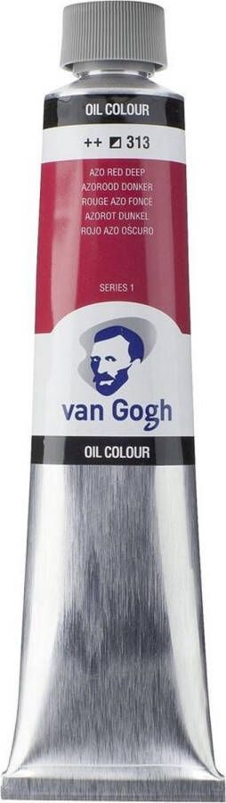 Van Gogh Olieverf tube 200mL 313 Azorood donker