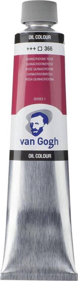 Van Gogh Olieverf tube 200mL 366 Quinacridonerose