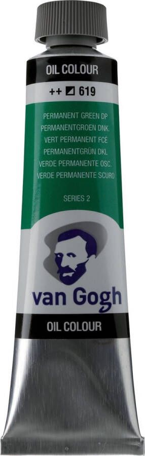 Van Gogh Olieverf Tube 40 ml 619 Permanentgroen Donker