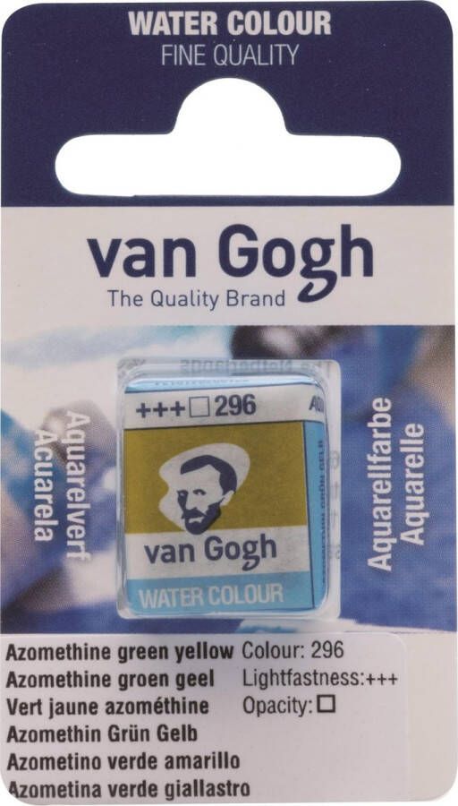 Van Gogh Aquarelverf 296 Azomethine Groen Geelachtig Napje
