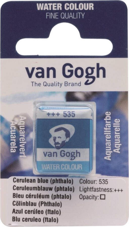 Van Gogh water colour napje Cerulean Blue (Phthalo) (535