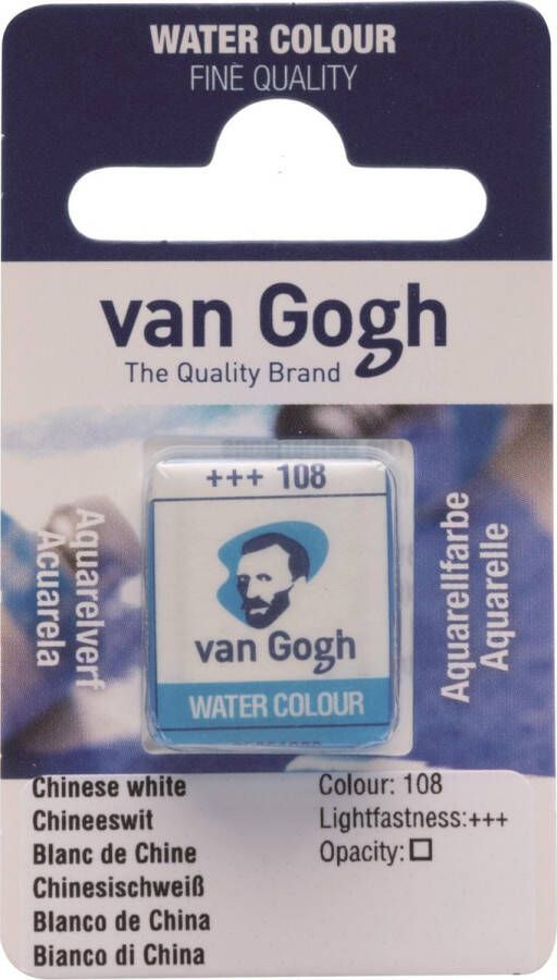 Van Gogh water colour napje Chinese White (108)