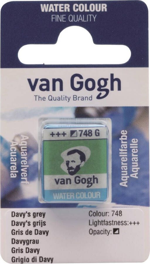 Van Gogh water colour napje Davy's Grey (748)