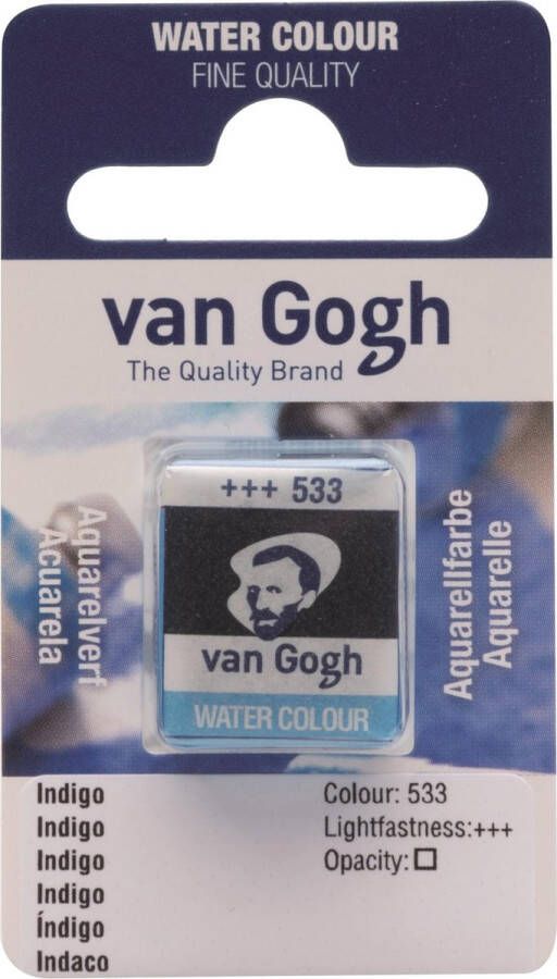 Van Gogh water colour napje Indigo (533)