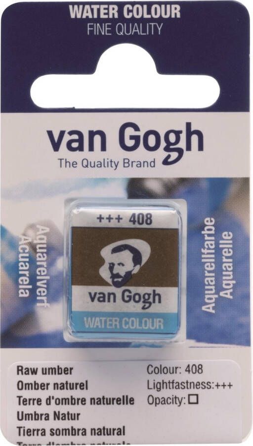 Van Gogh water colour napje Omber Naturel (408)