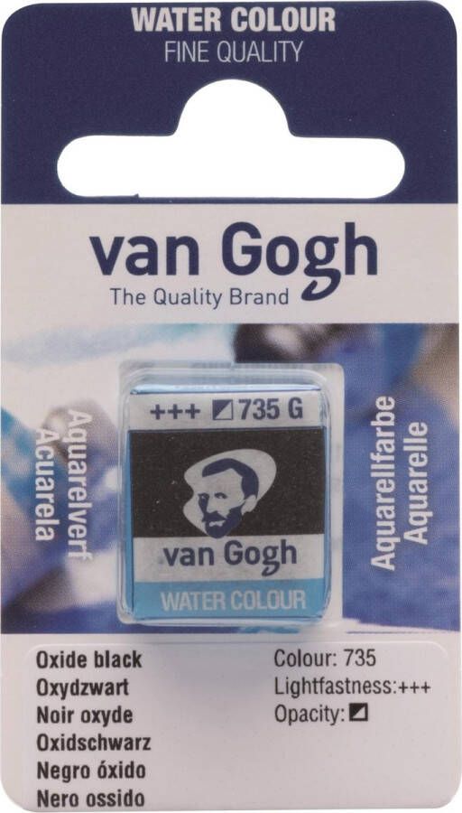 Van Gogh water colour napje Oxide Black (735)
